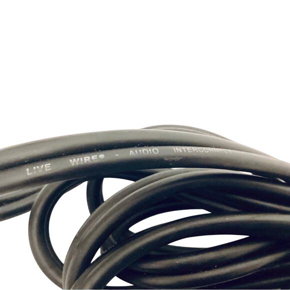 Livewire Essential Interconnect Dual Cable RCA Male to 1/4" TS Male - Picture 5 of 5